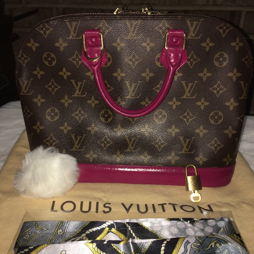 Louis Vuitton Brown and Pink Shoulder Bag, Make Offer